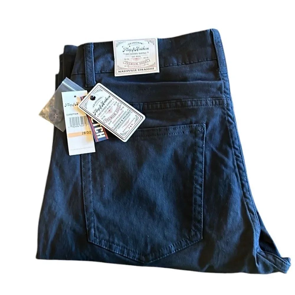NEW Flag & Anthem Mens Navy Blue Nashville Straight Pants
